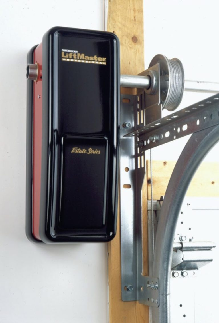 Side-mount jackshaft garage door opener installation by Apex Garage Door Service